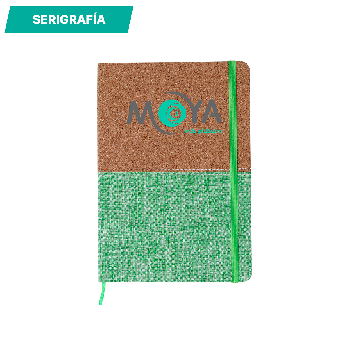 Libreta corcho bi tono. - Image 4