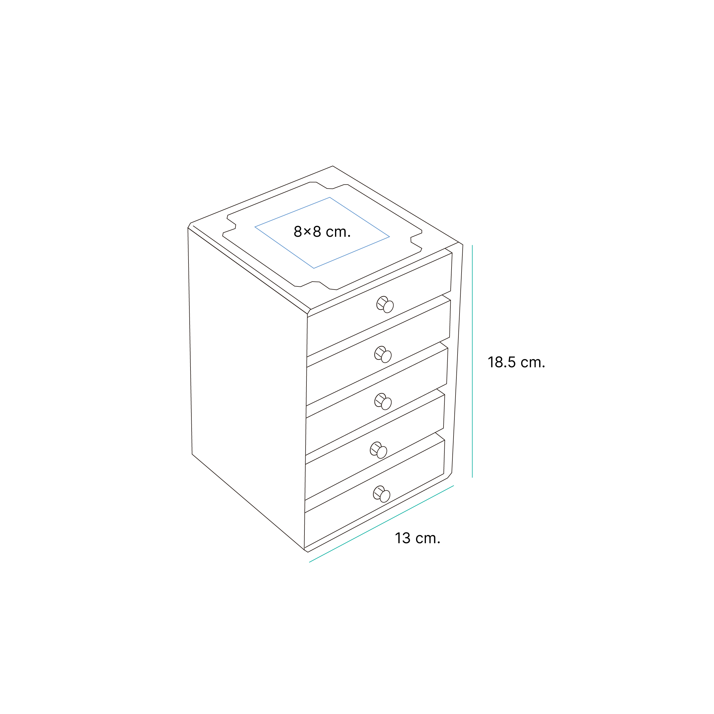 Caja organizadora Keda. - Image 7