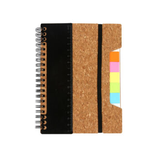 Libreta tipo corcho.
